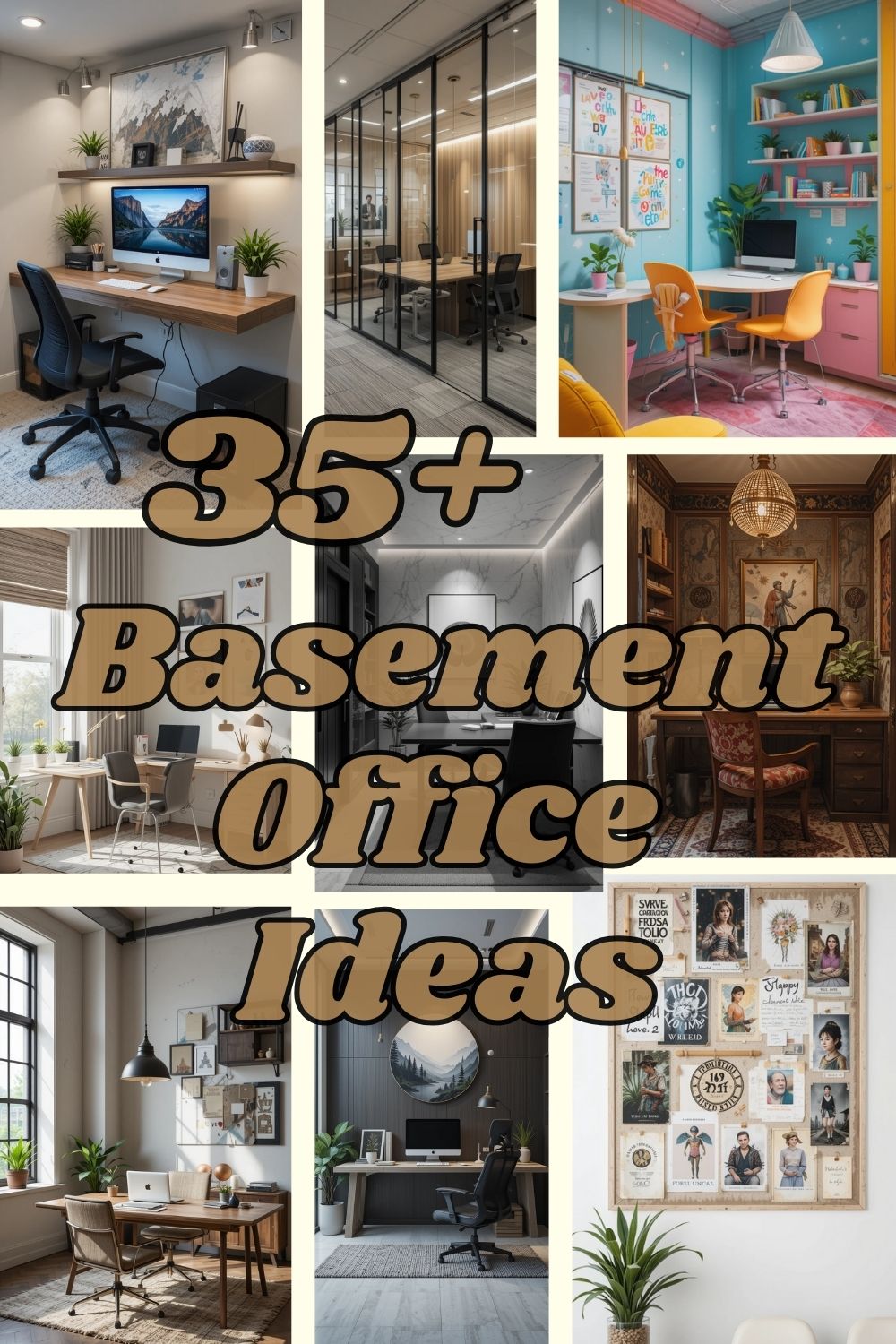 Basement Office Ideas
