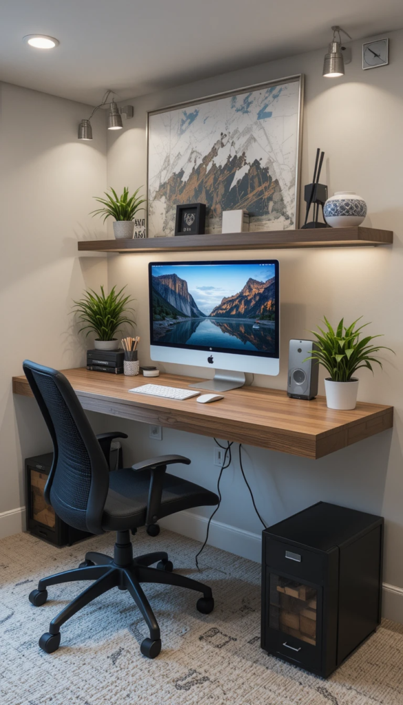 Basement Office Ideas