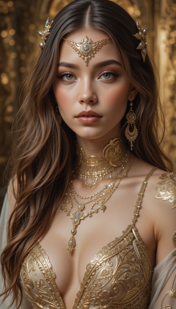Golden Goddess Look
