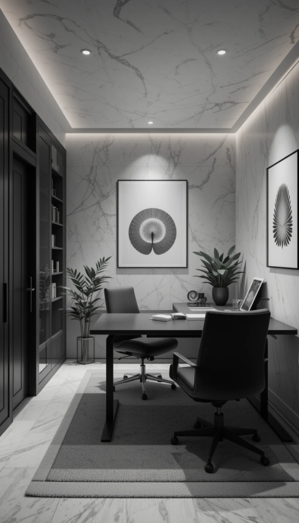 Basement Office Ideas