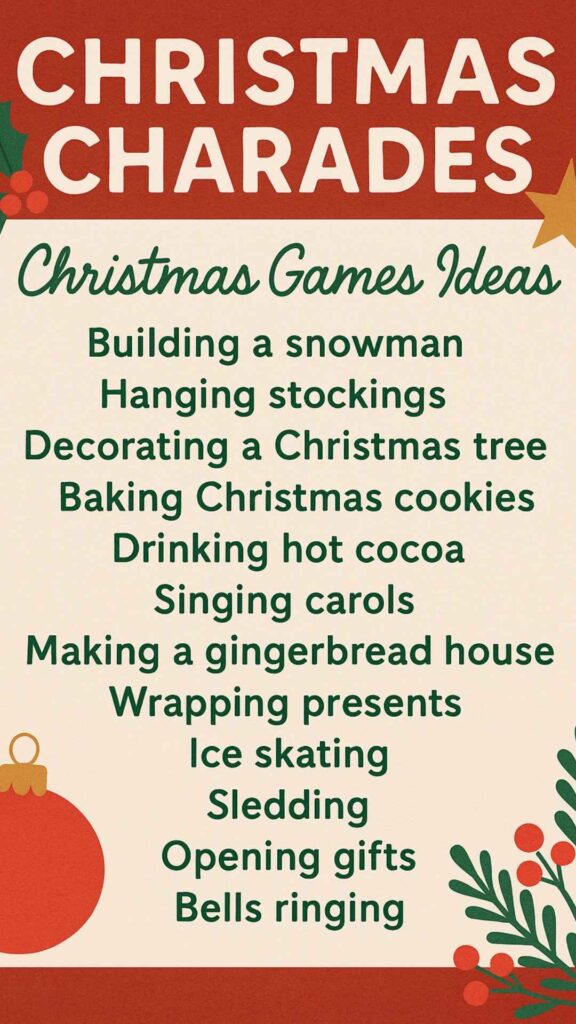 Christmas Games Ideas
