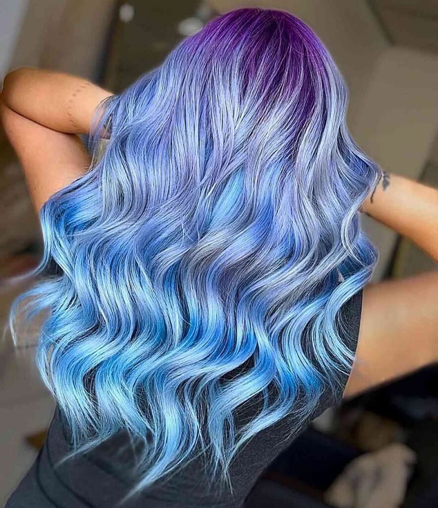 Blue and Purple Hair Ideas
