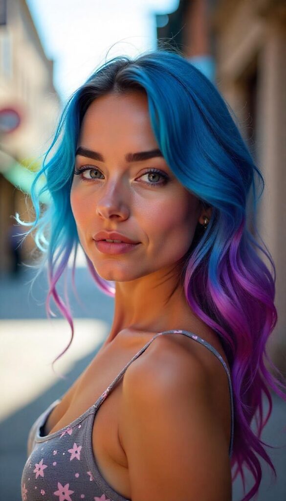 Blue and Purple Hair Ideas