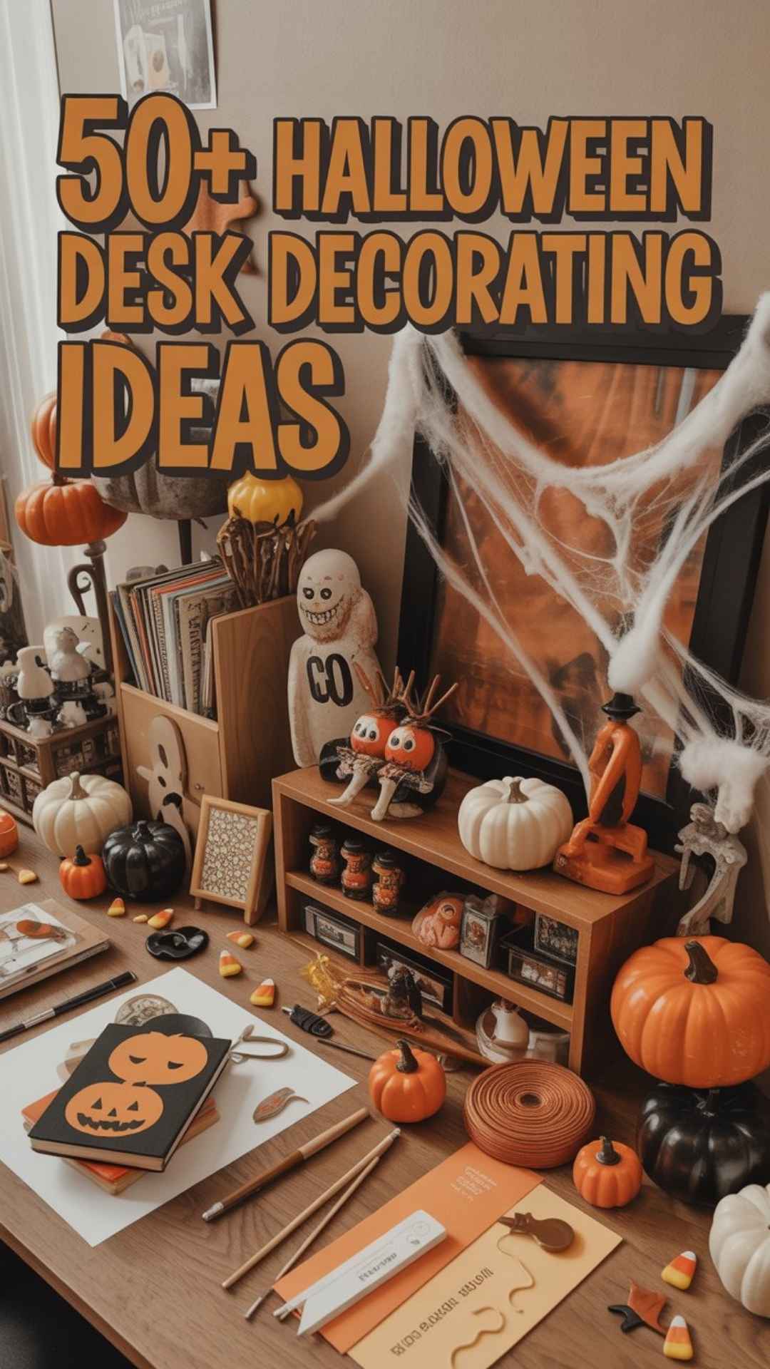 Halloween Desk Decorating Ideas