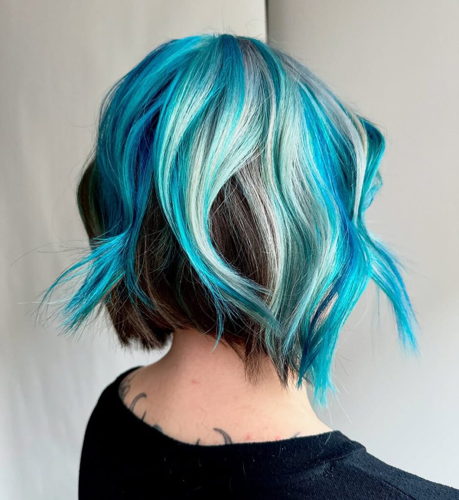 Black and Blue Hair Ideas