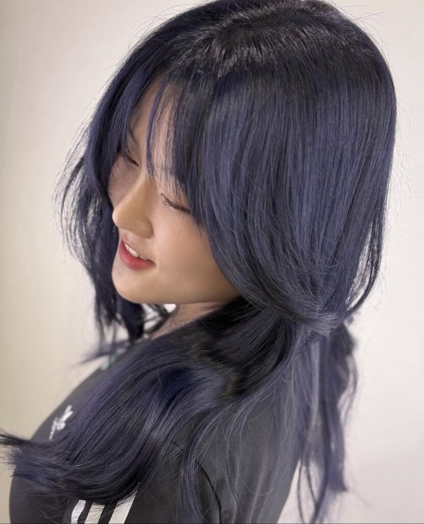 Black and Blue Hair Ideas