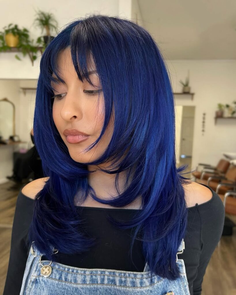 Black and Blue Hair Ideas