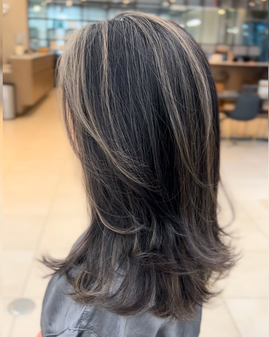 Black Hair Highlights Ideas
