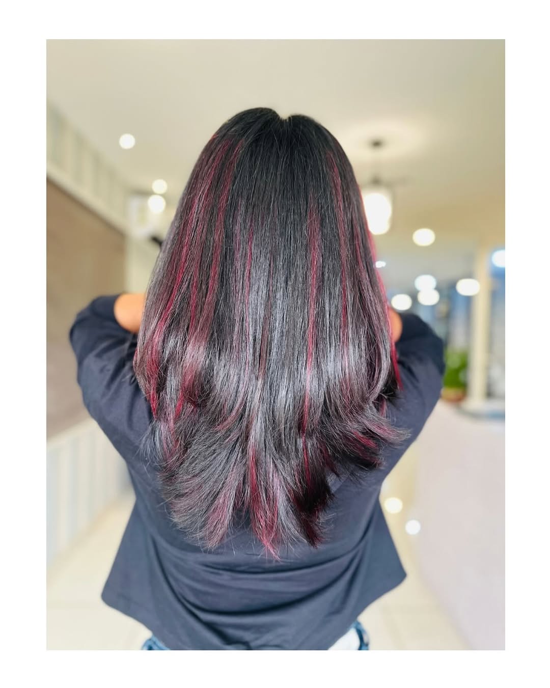 Black Hair Highlights Ideas