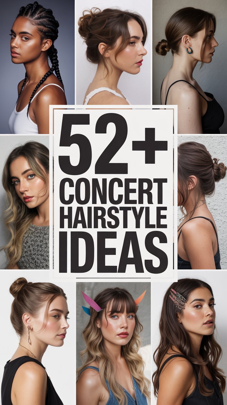 Concert Hairstyle Ideas