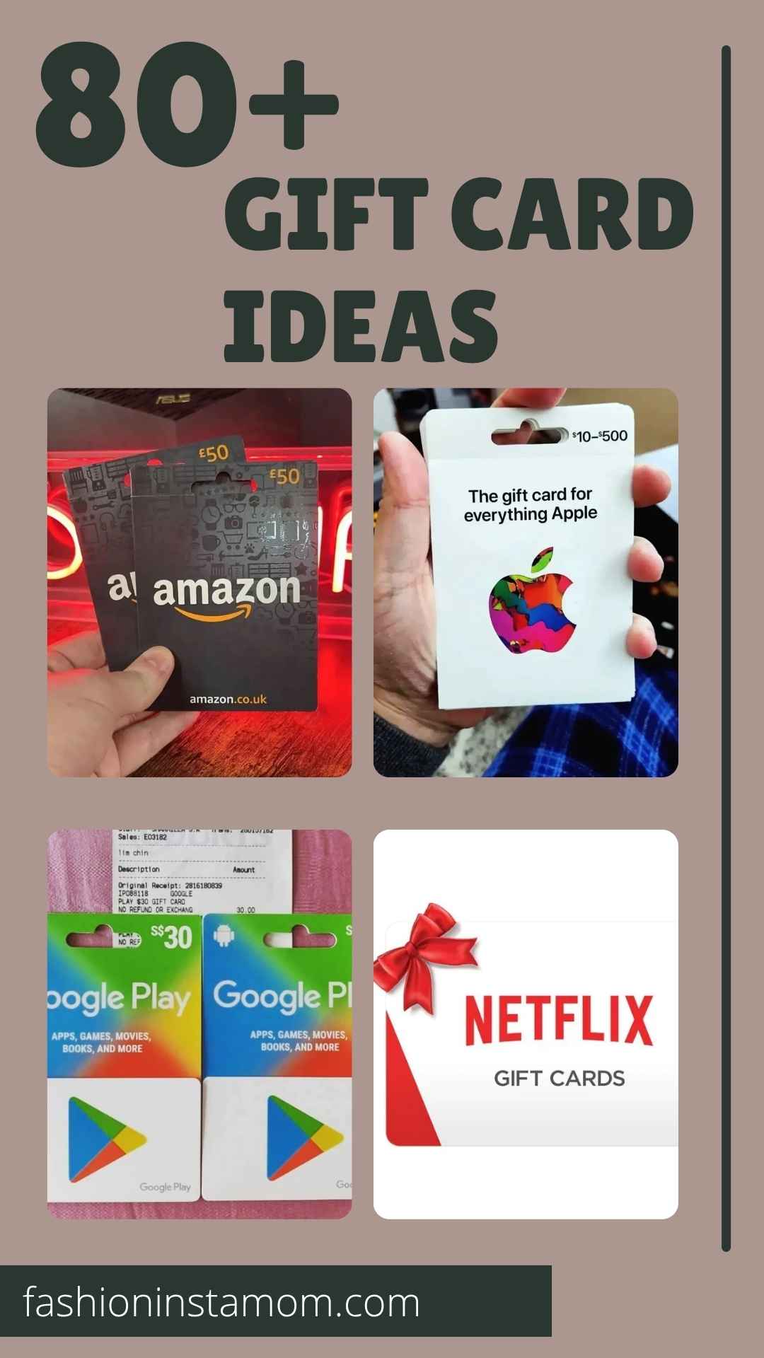 Gift Card Ideas