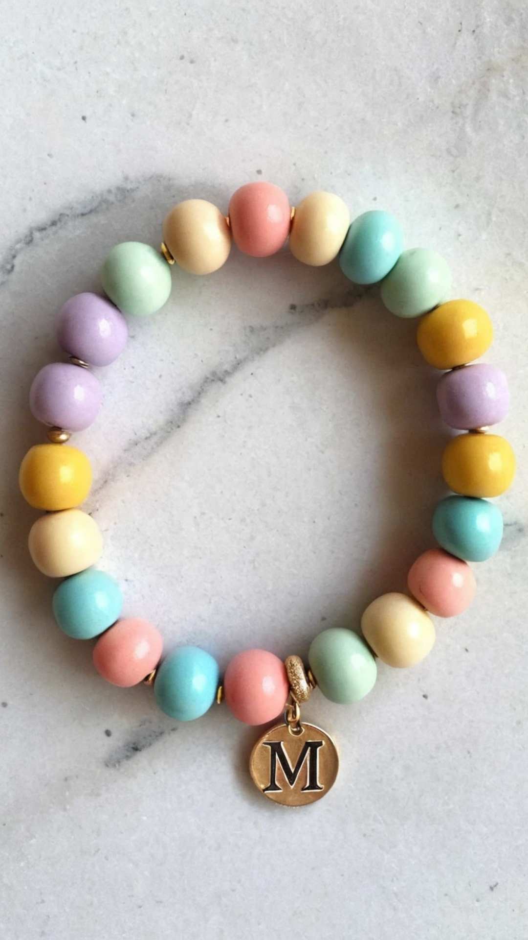 Preppy Clay Bead Bracelet Ideas