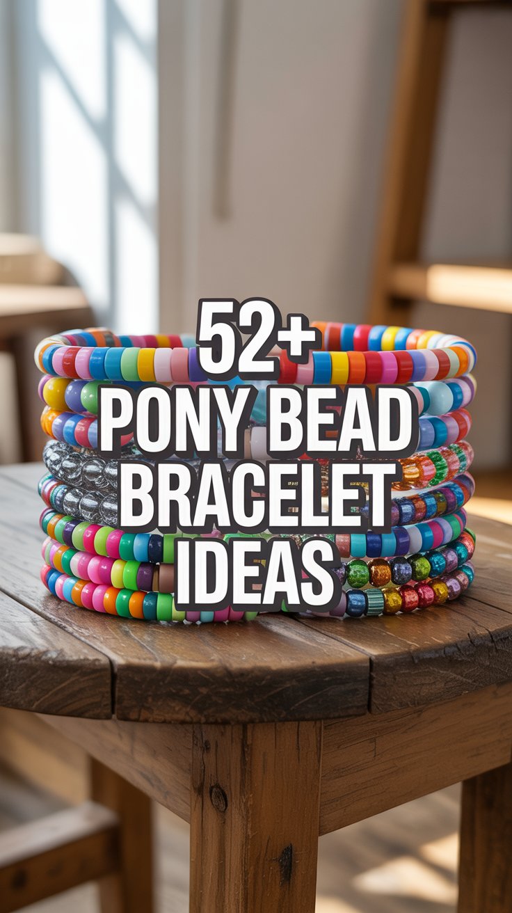 Pony Bead Bracelet Ideas