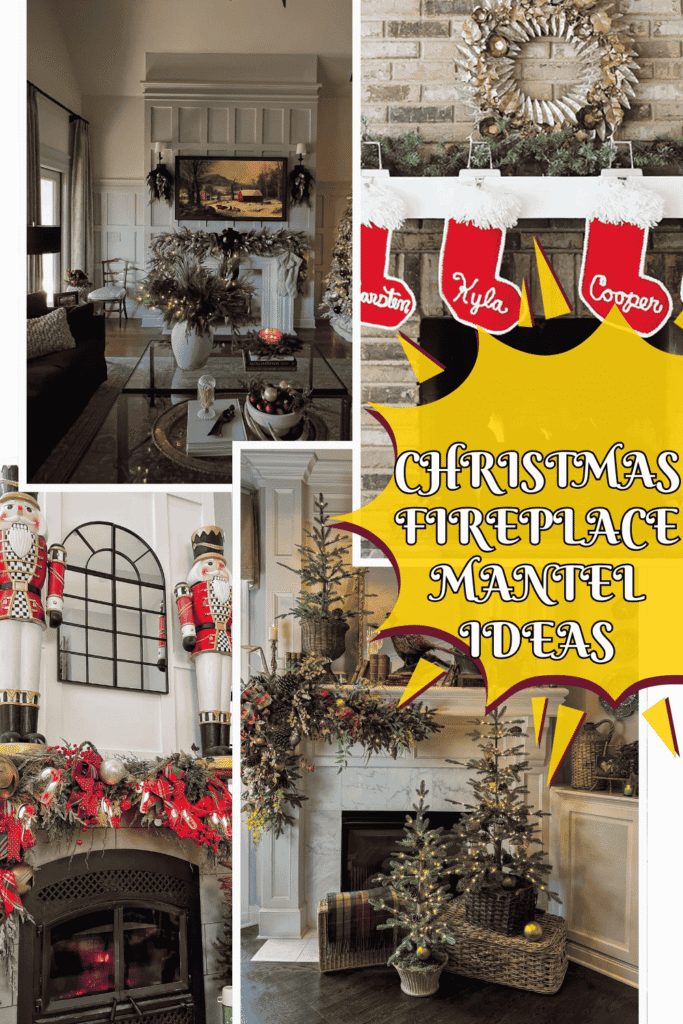 Christmas Fireplace Mantel Ideas