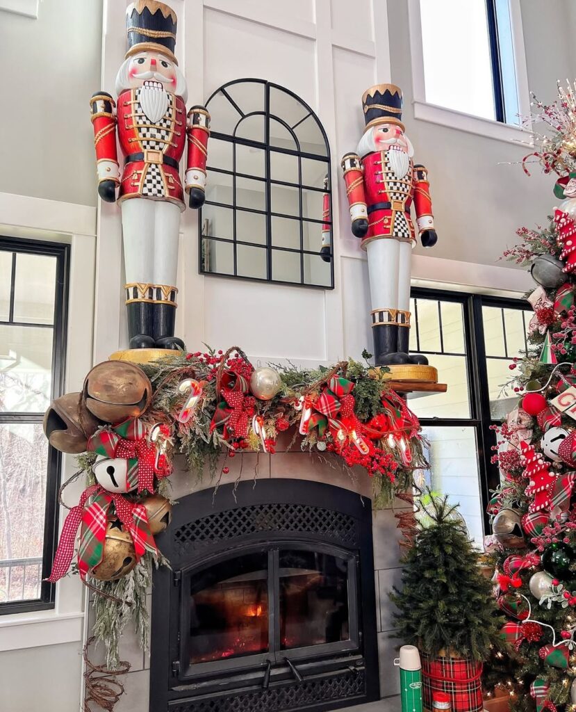 Christmas Fireplace Mantel Ideas