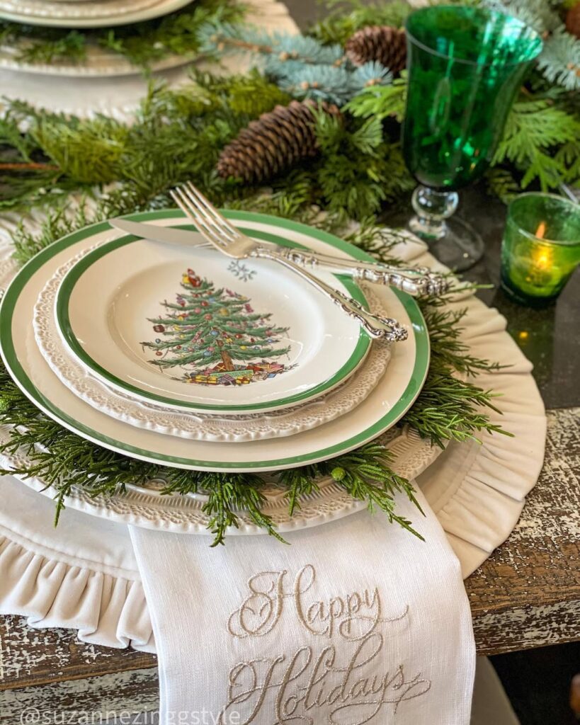Christmas Day Table Setting Ideas