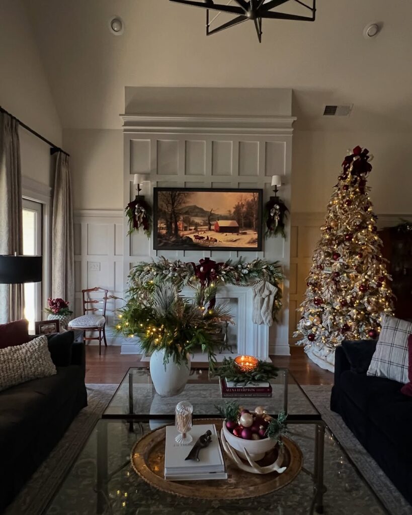 Christmas Fireplace Mantel Ideas