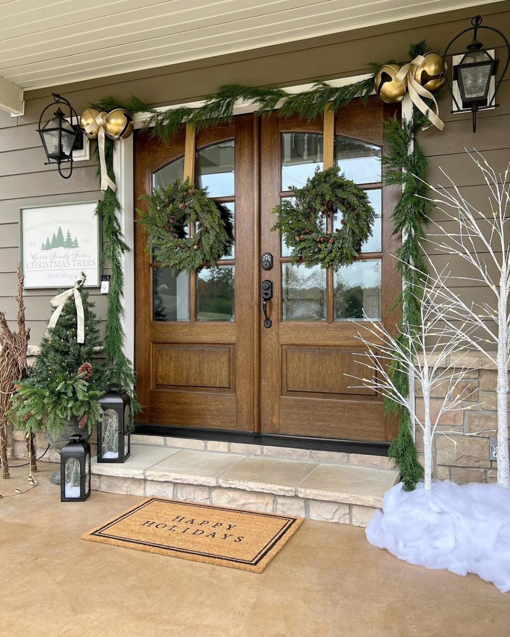 Front Porch Christmas Decorating Ideas