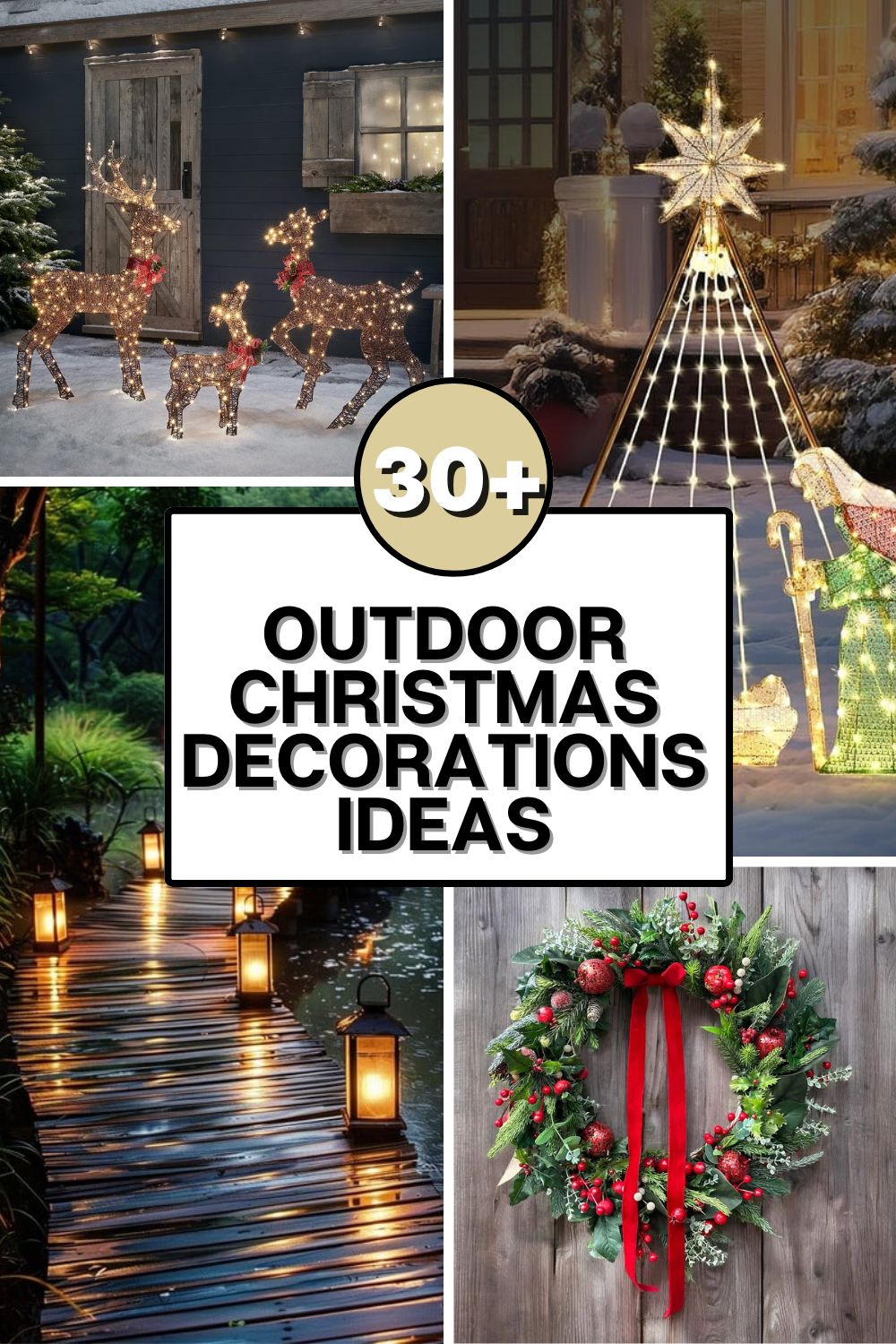 Outdoor Christmas Decorations Ideas