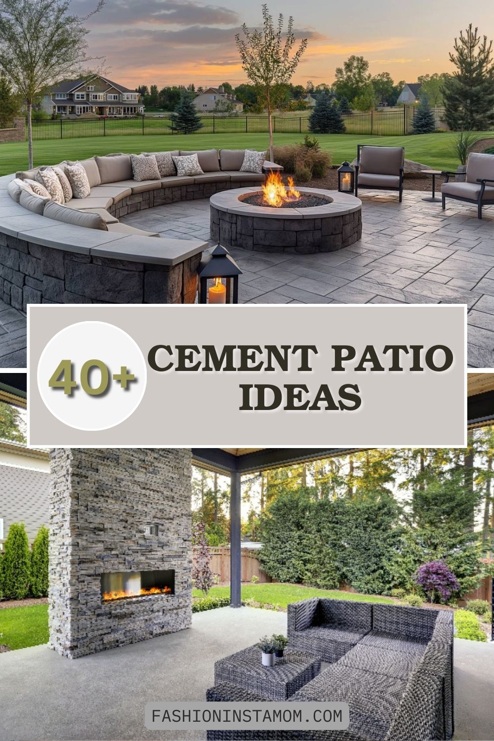Cement Patio Ideas