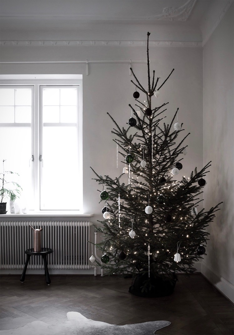 Black Christmas Tree Decorating Ideas