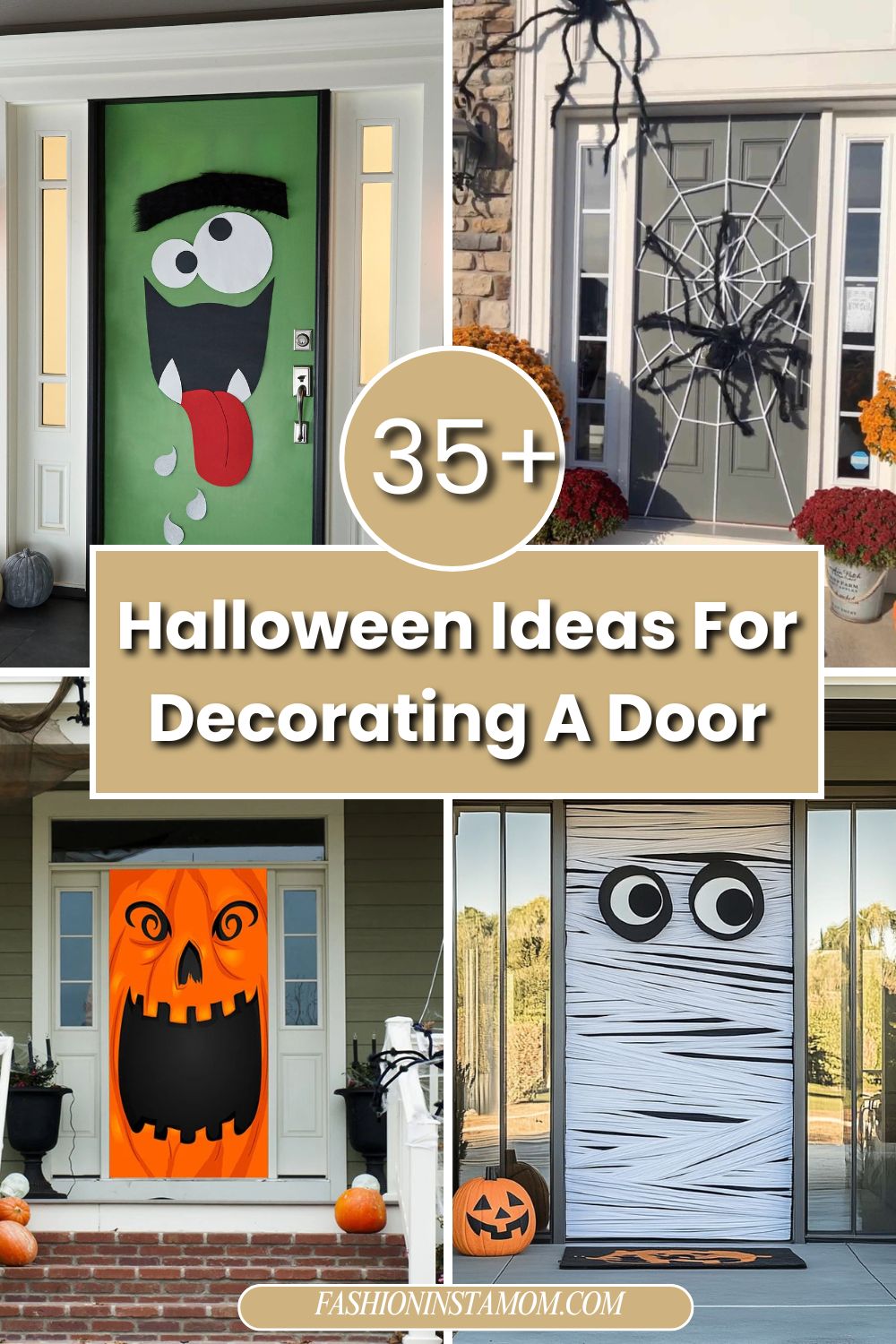 Halloween Ideas For Decorating A Door