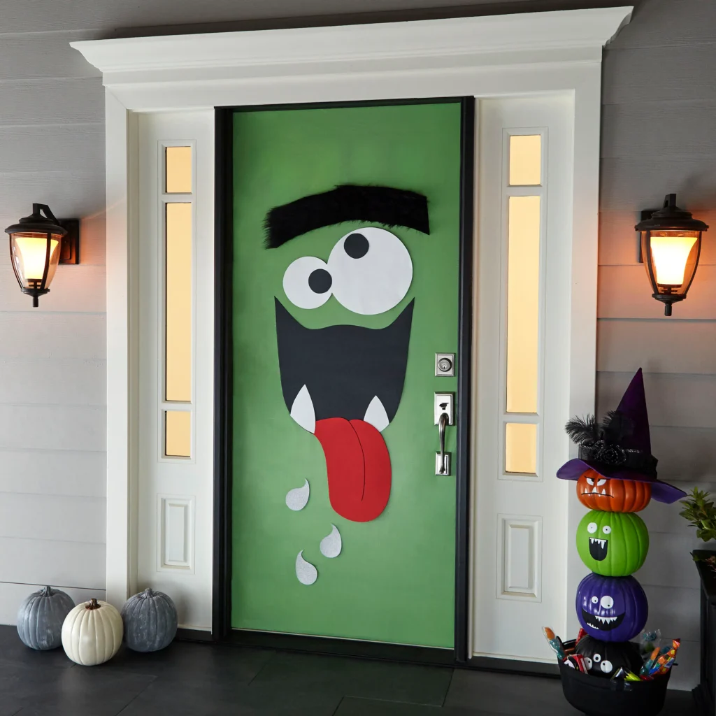 Halloween Ideas For Decorating A Door