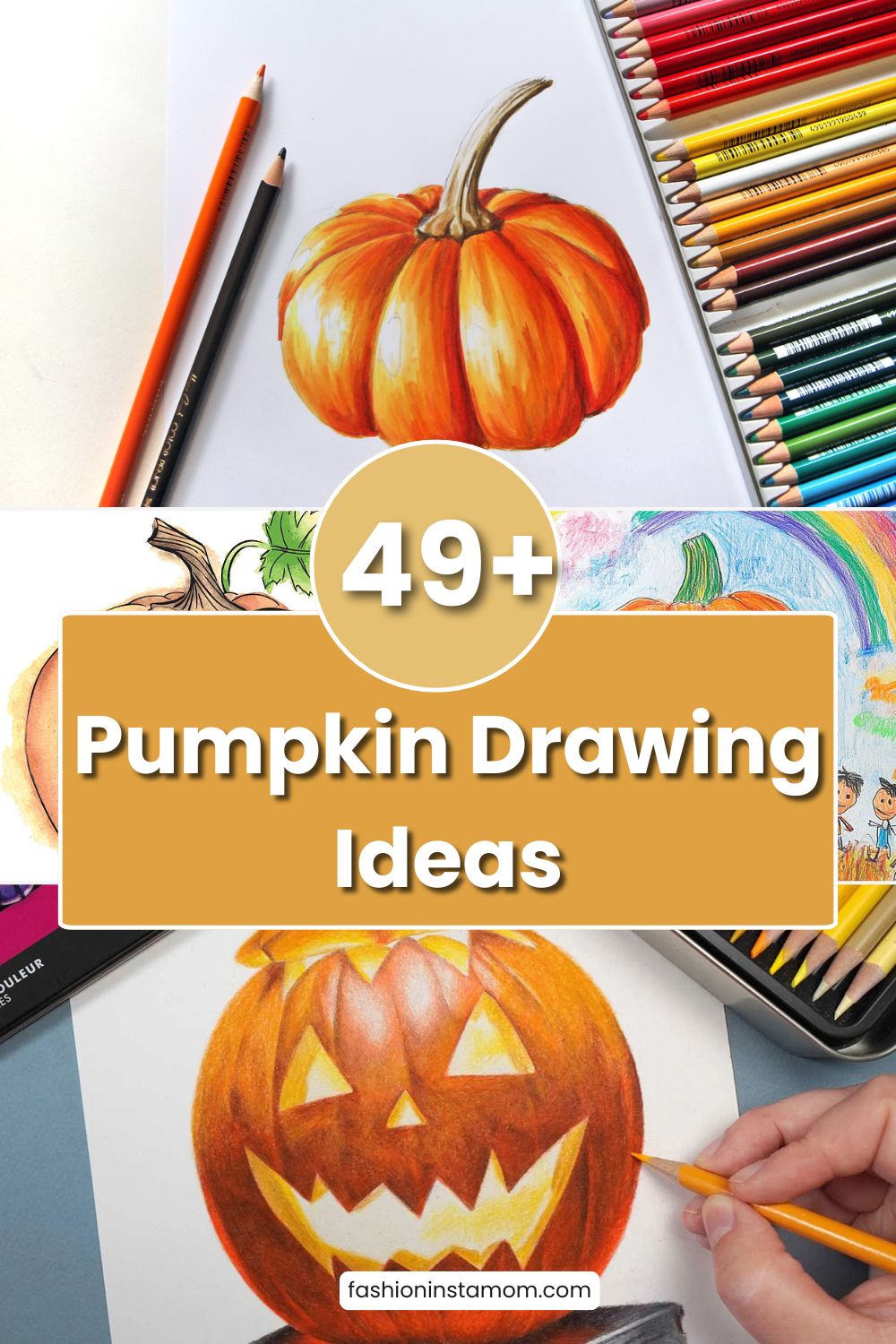 Pumpkin Drawing Ideas