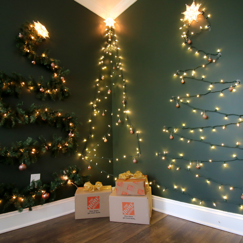 Wall Christmas Tree Ideas